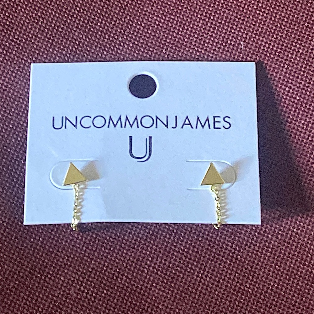 Gold tone Uncommon James earrings